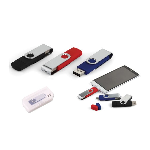 8 GB Döner Kapaklı USB Bellek (OTG Özellikli)