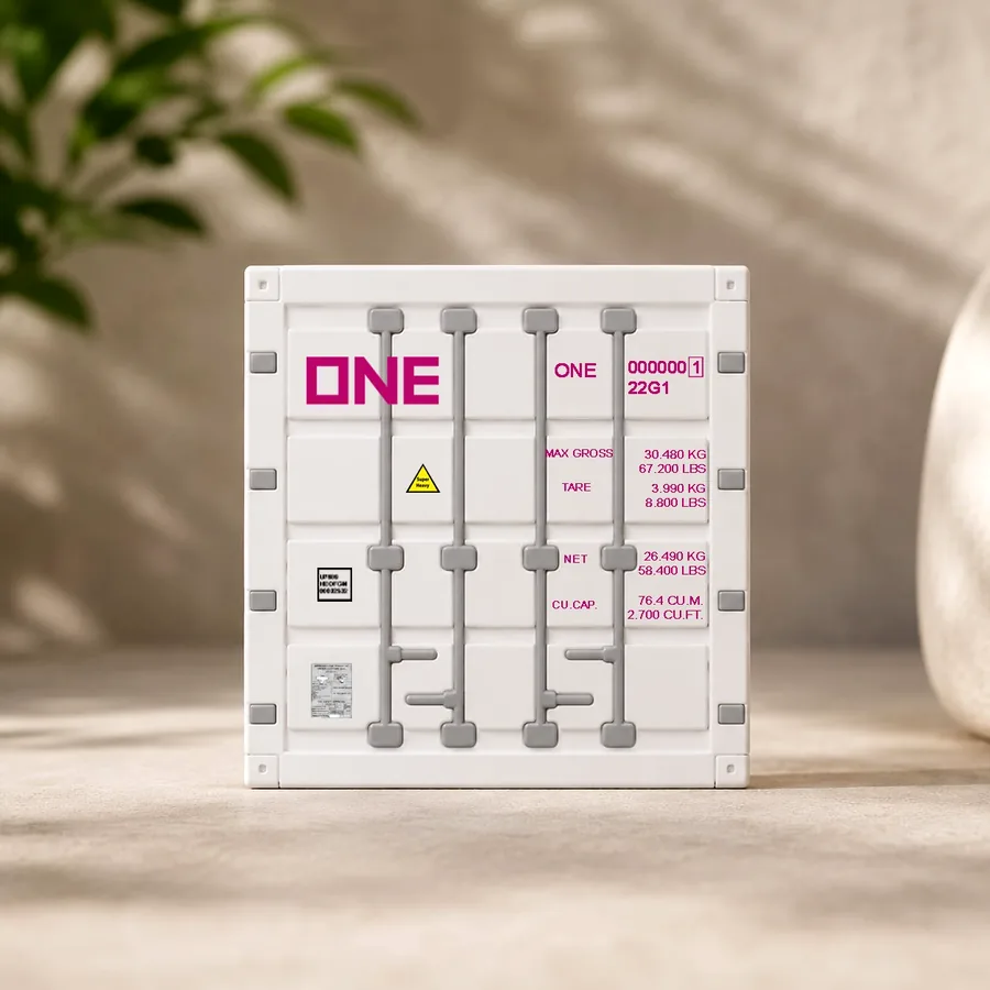ONE markalı konteyner bardak altlığı