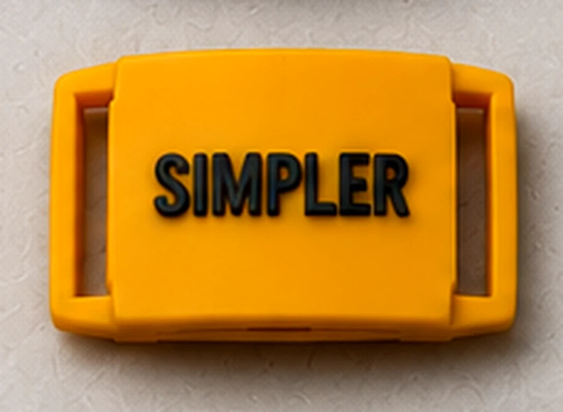 SIMPLER yazılı sarı modül